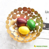 Corbeille à Fruits Doré